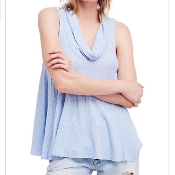 Free People Swing It Cowl Top (A6) - Picture 1 of 6